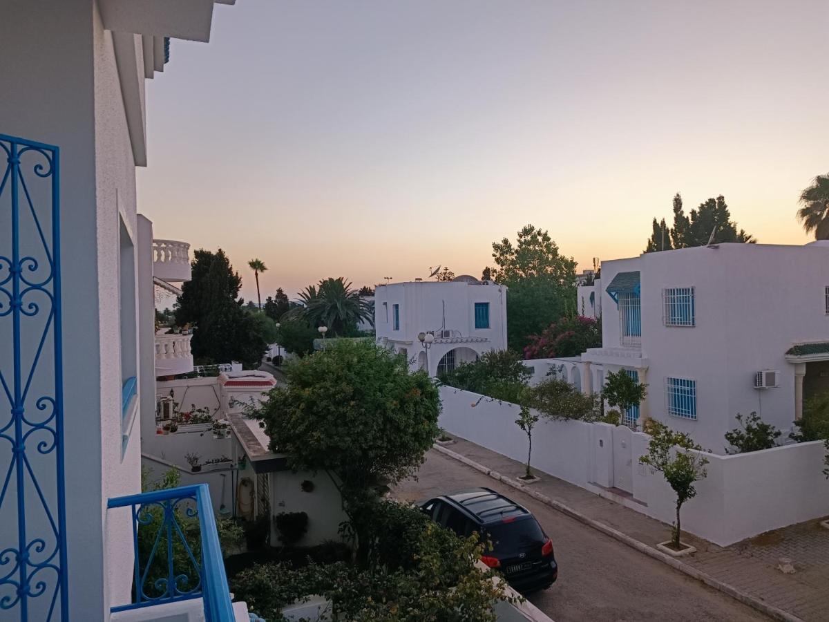 Superbe étage de villa vue sur mer Nabeul Esterno foto