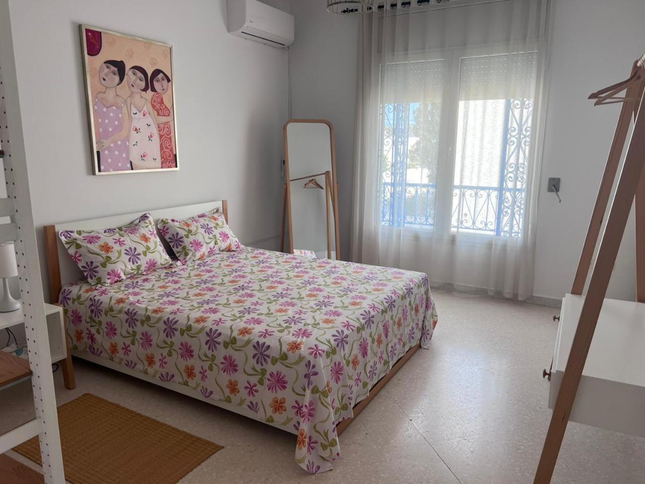 Superbe étage de villa vue sur mer Nabeul Esterno foto